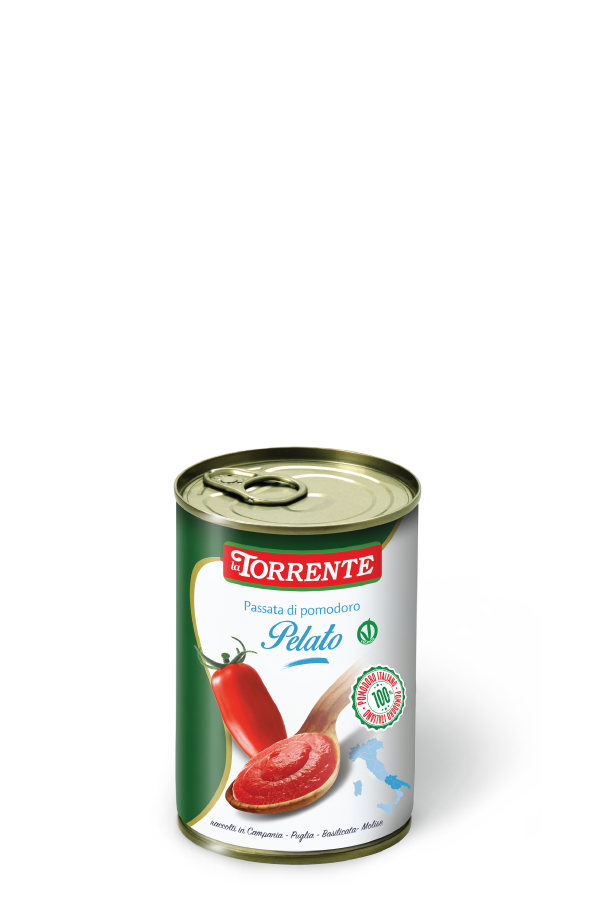 Passata di pomodoro pelato lungo La Torrente